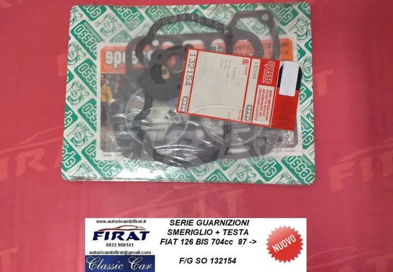 GUARNIZIONI SMERIGLIO FIAT 126 BIS (132154)